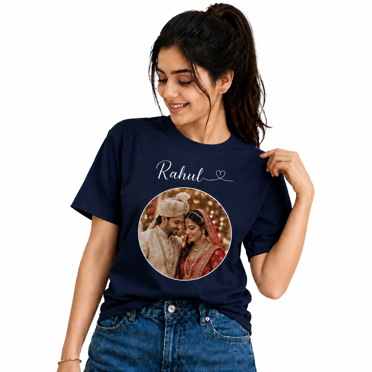 Classic Circle Photo Tshirt